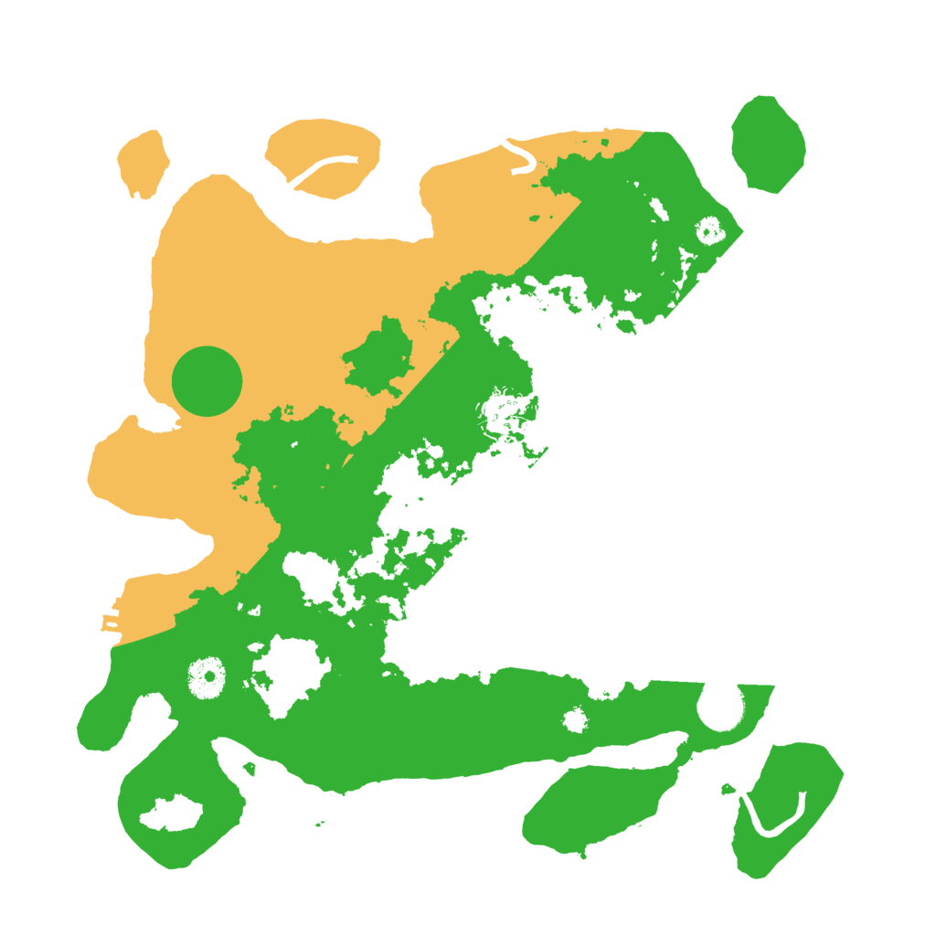 Biome Rust Map: Procedural Map, Size: 3500, Seed: 948461