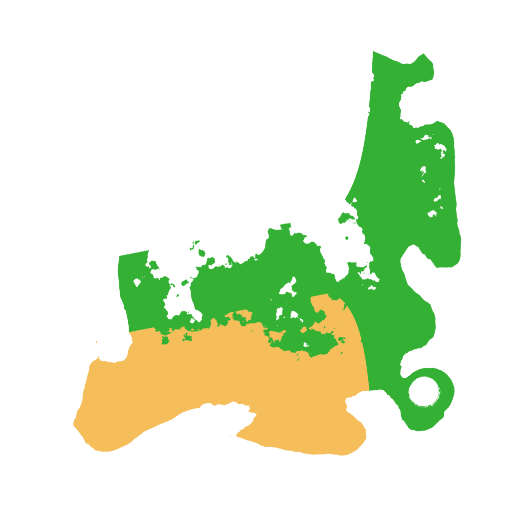 Biome Rust Map: Barren, Size: 3000, Seed: 2123354990