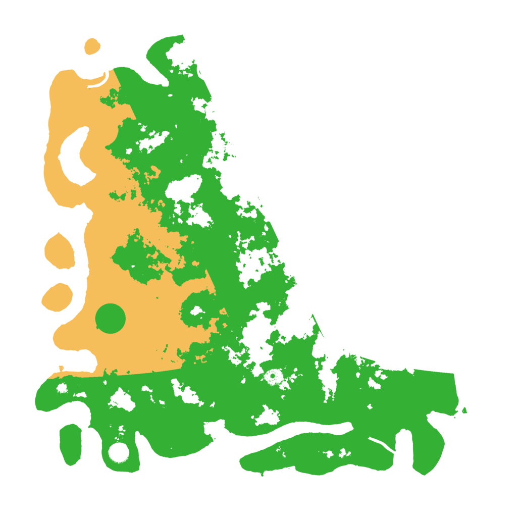 Biome Rust Map: Procedural Map, Size: 4500, Seed: 174992