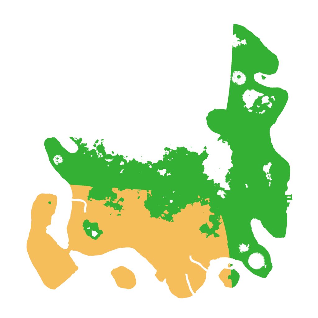 Biome Rust Map: Procedural Map, Size: 3500, Seed: 1980709026