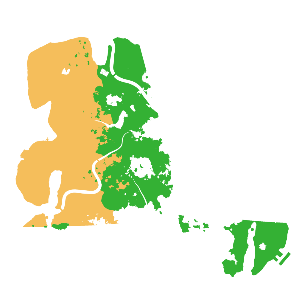 Biome Rust Map: Procedural Map, Size: 4000, Seed: 86758