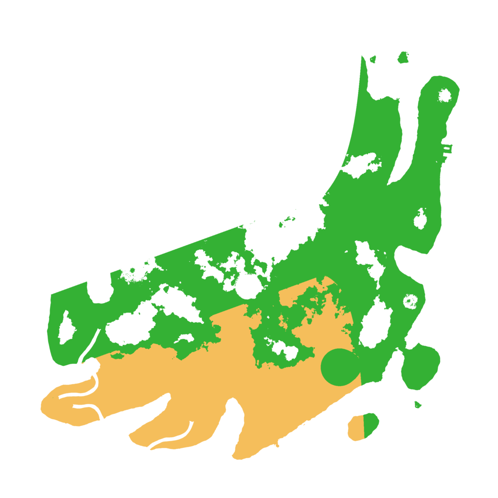 Biome Rust Map: Procedural Map, Size: 3500, Seed: 165023