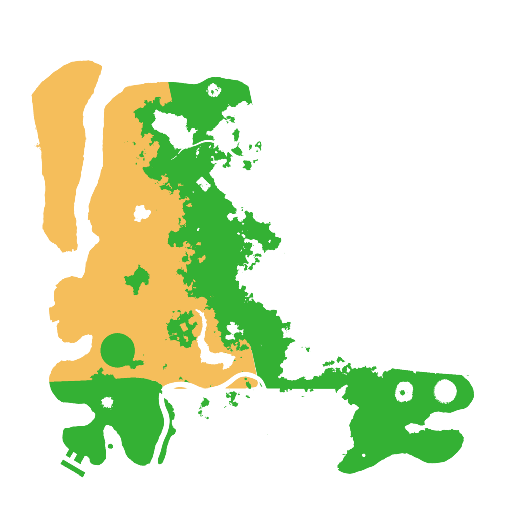 Biome Rust Map: Procedural Map, Size: 4000, Seed: 1386