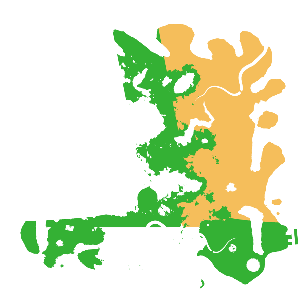 Biome Rust Map: Procedural Map, Size: 4000, Seed: 168370