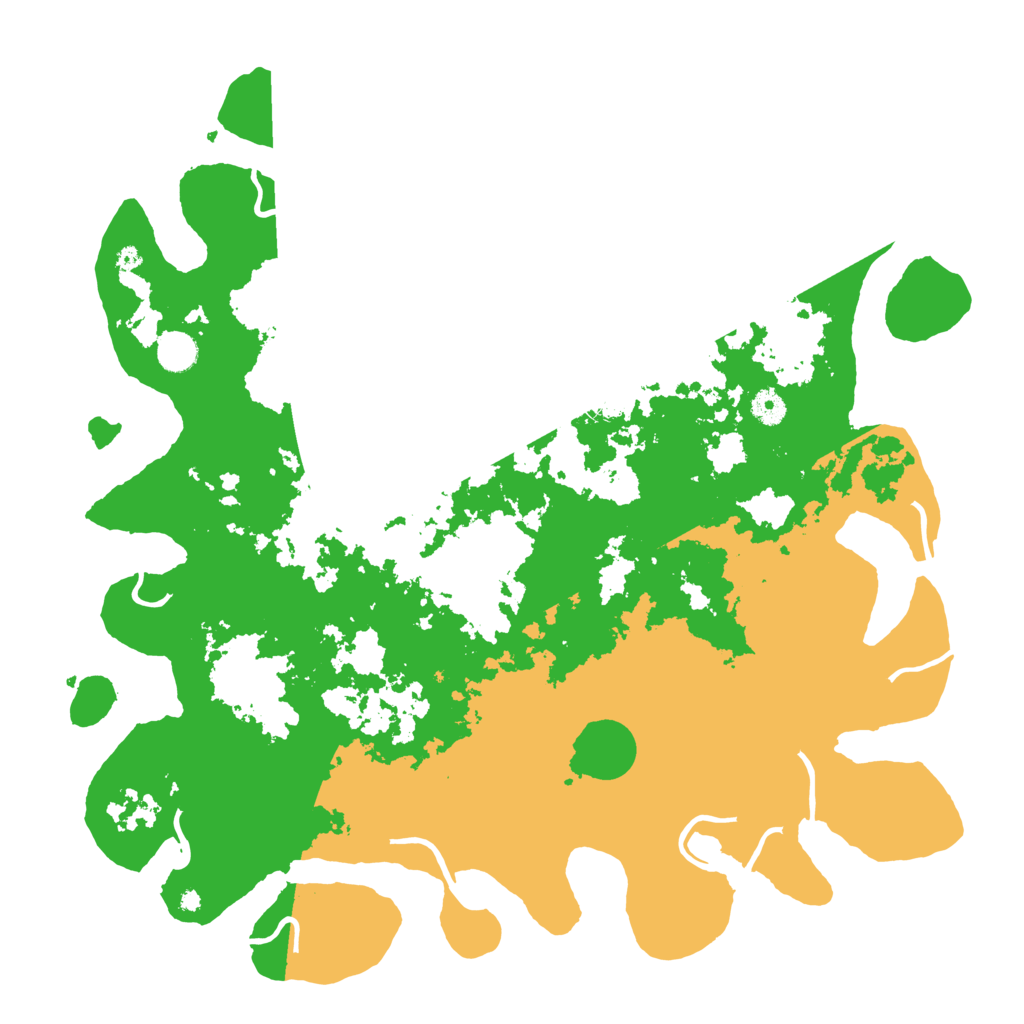 Biome Rust Map: Procedural Map, Size: 4500, Seed: 290379