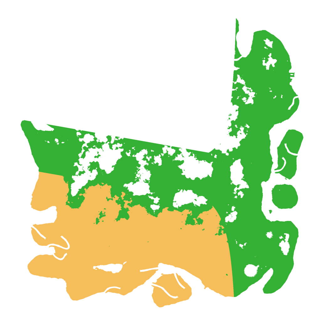 Biome Rust Map: Procedural Map, Size: 4500, Seed: 5162047