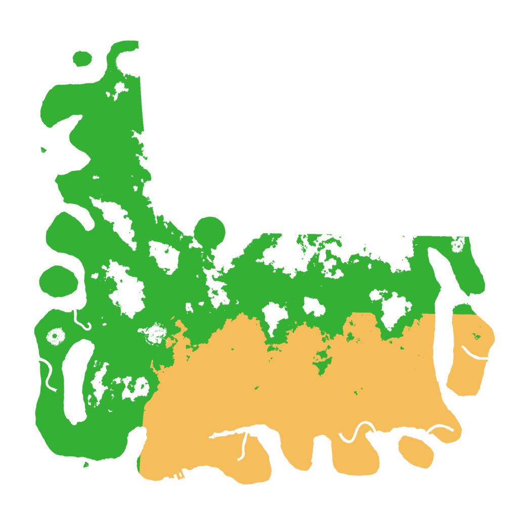 Biome Rust Map: Procedural Map, Size: 4500, Seed: 315602