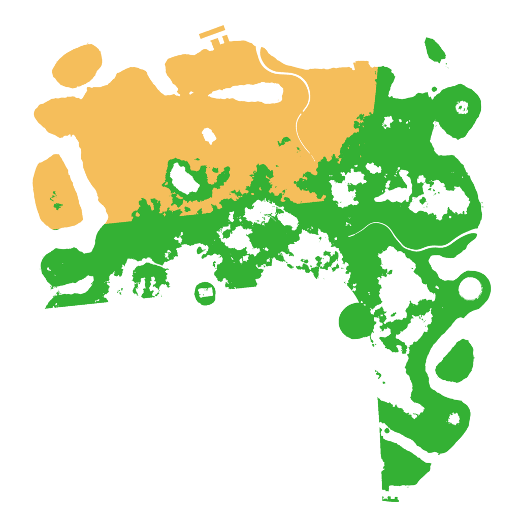 Biome Rust Map: Procedural Map, Size: 4000, Seed: 875022101