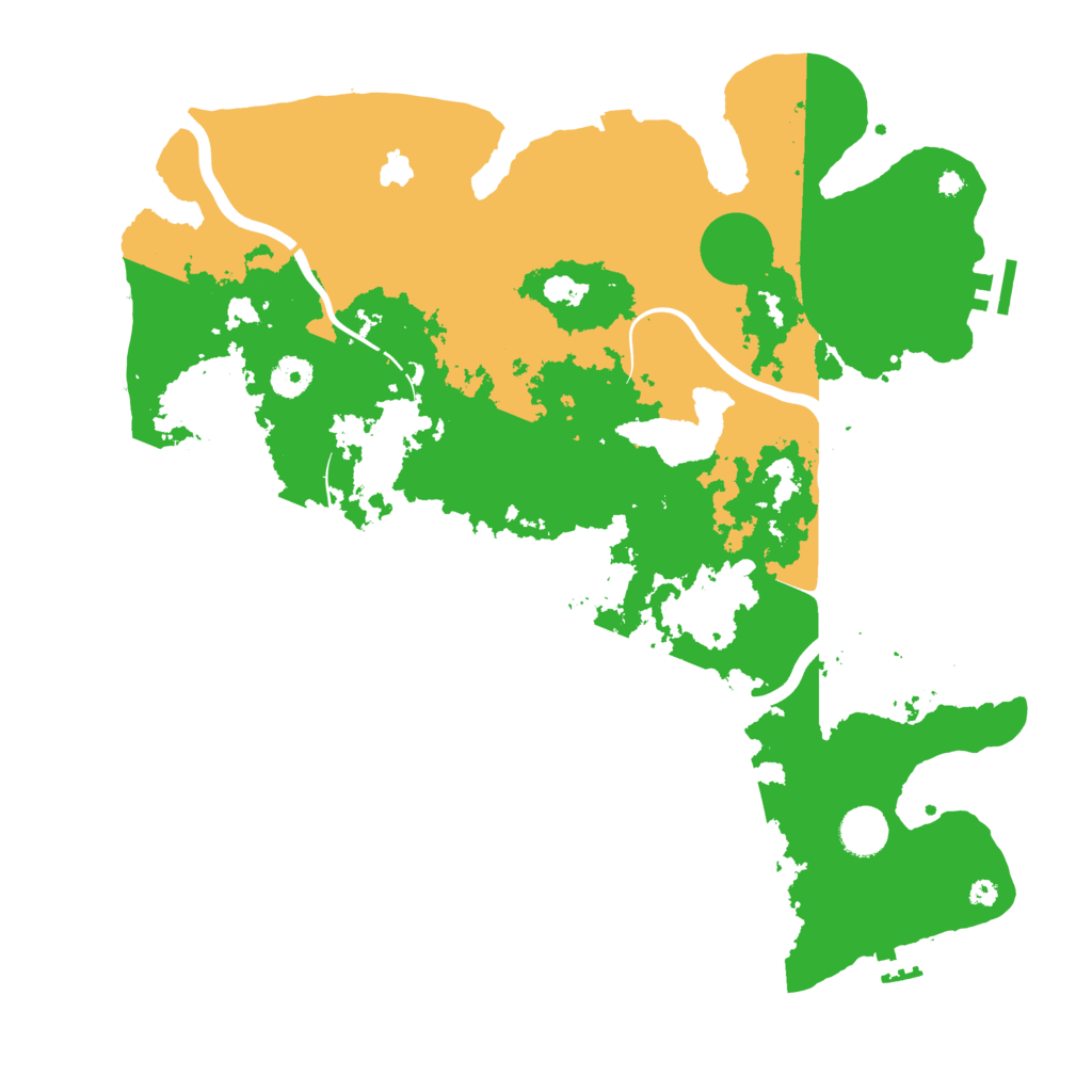 Biome Rust Map: Procedural Map, Size: 4000, Seed: 533658