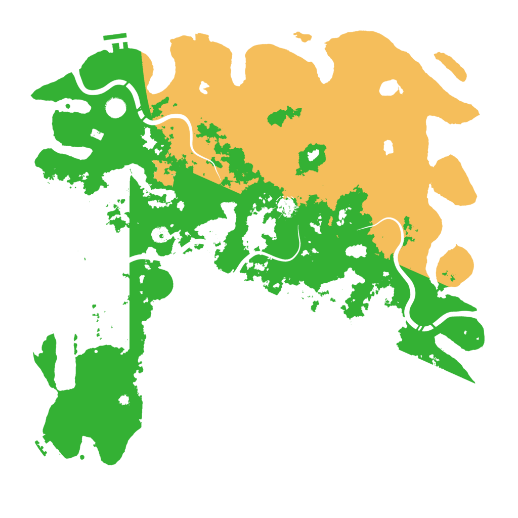 Biome Rust Map: Procedural Map, Size: 4500, Seed: 84353235