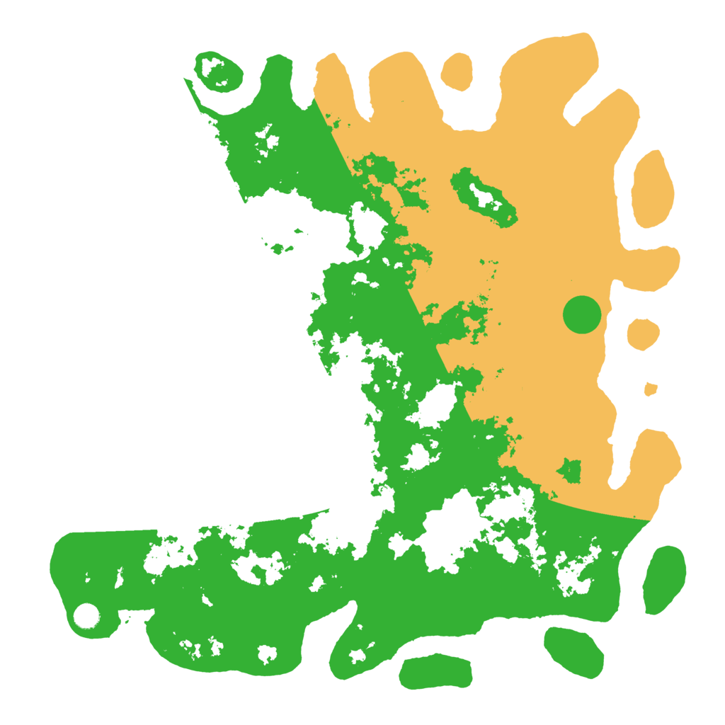 Biome Rust Map: Barren, Size: 5000, Seed: 123456