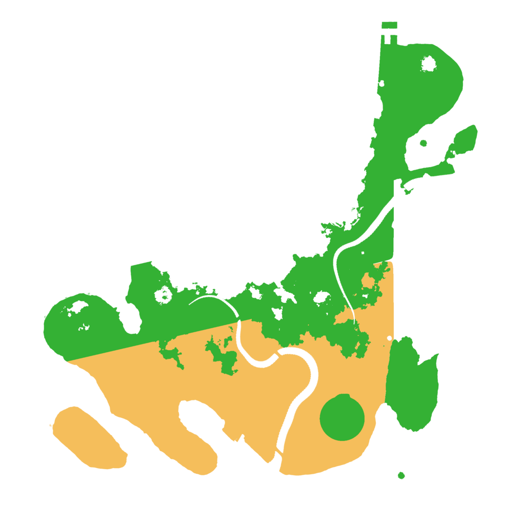 Biome Rust Map: Procedural Map, Size: 3100, Seed: 1313