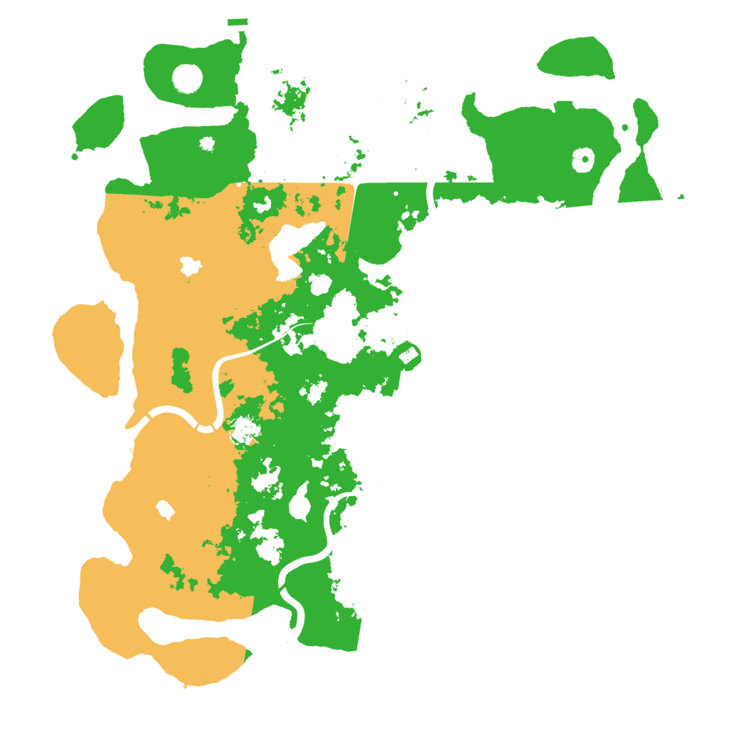 Biome Rust Map: Procedural Map, Size: 4500, Seed: 387187