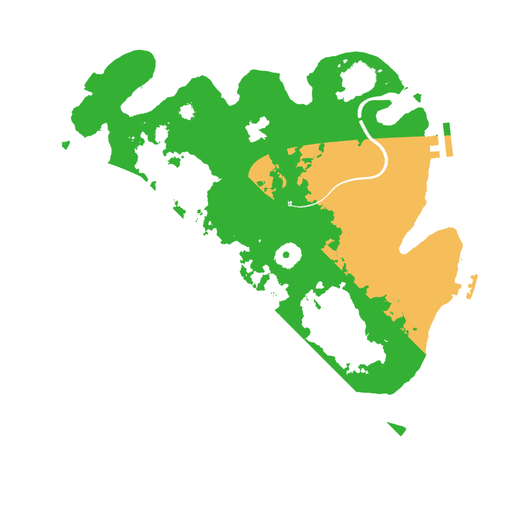 Biome Rust Map: Procedural Map, Size: 3000, Seed: 1234352