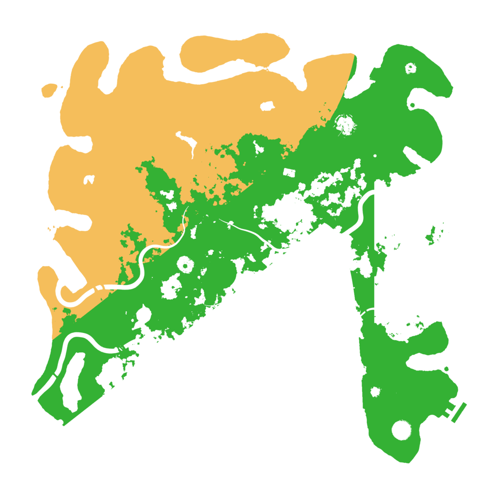 Biome Rust Map: Procedural Map, Size: 4500, Seed: 917057