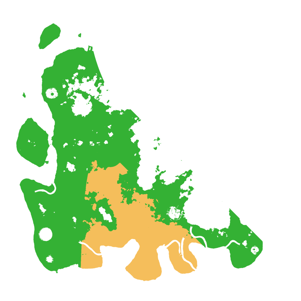 Biome Rust Map: Procedural Map, Size: 4000, Seed: 152469