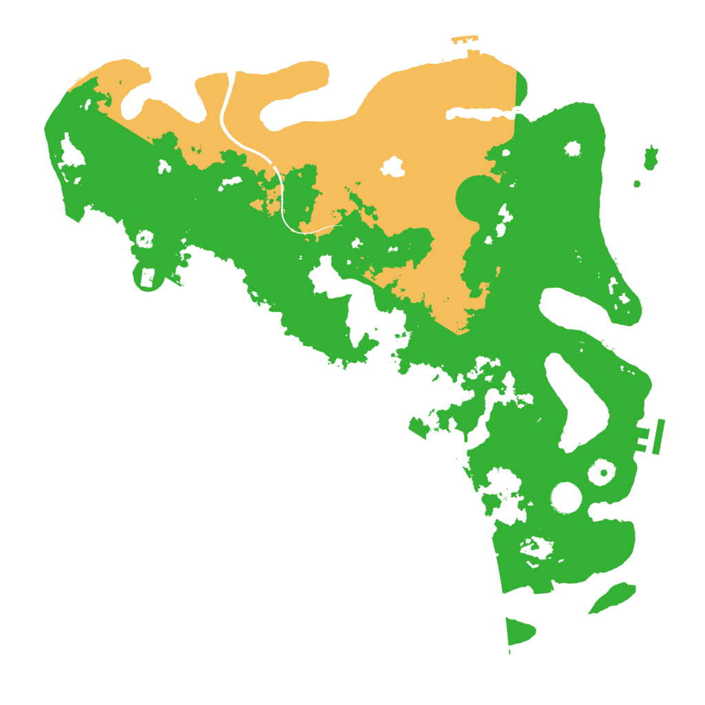 Biome Rust Map: Procedural Map, Size: 4000, Seed: 57362