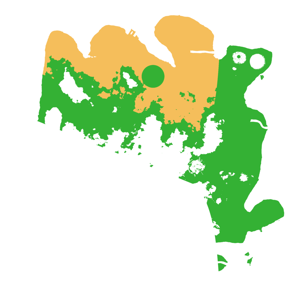 Biome Rust Map: Procedural Map, Size: 3500, Seed: 542633