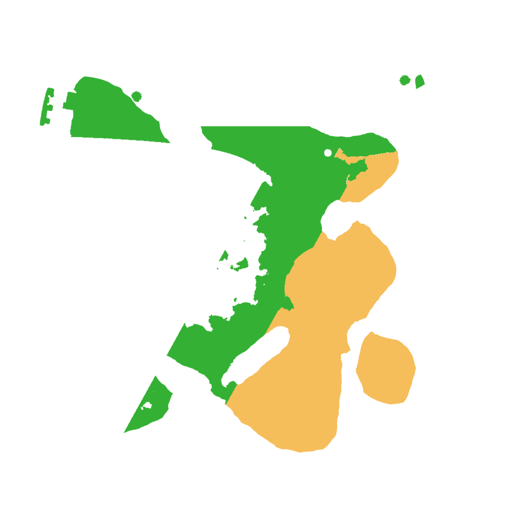 Biome Rust Map: Procedural Map, Size: 2000, Seed: 4563