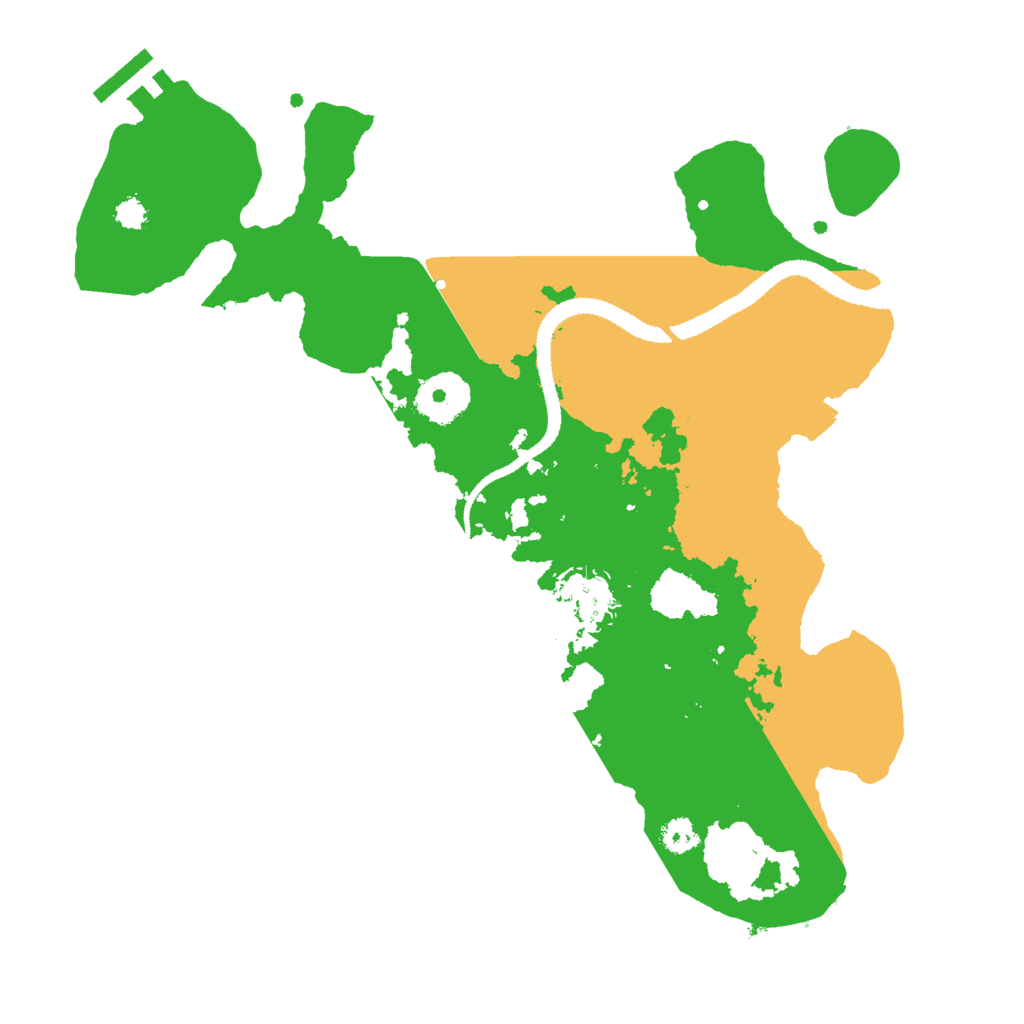 Biome Rust Map: Procedural Map, Size: 3000, Seed: 676718839