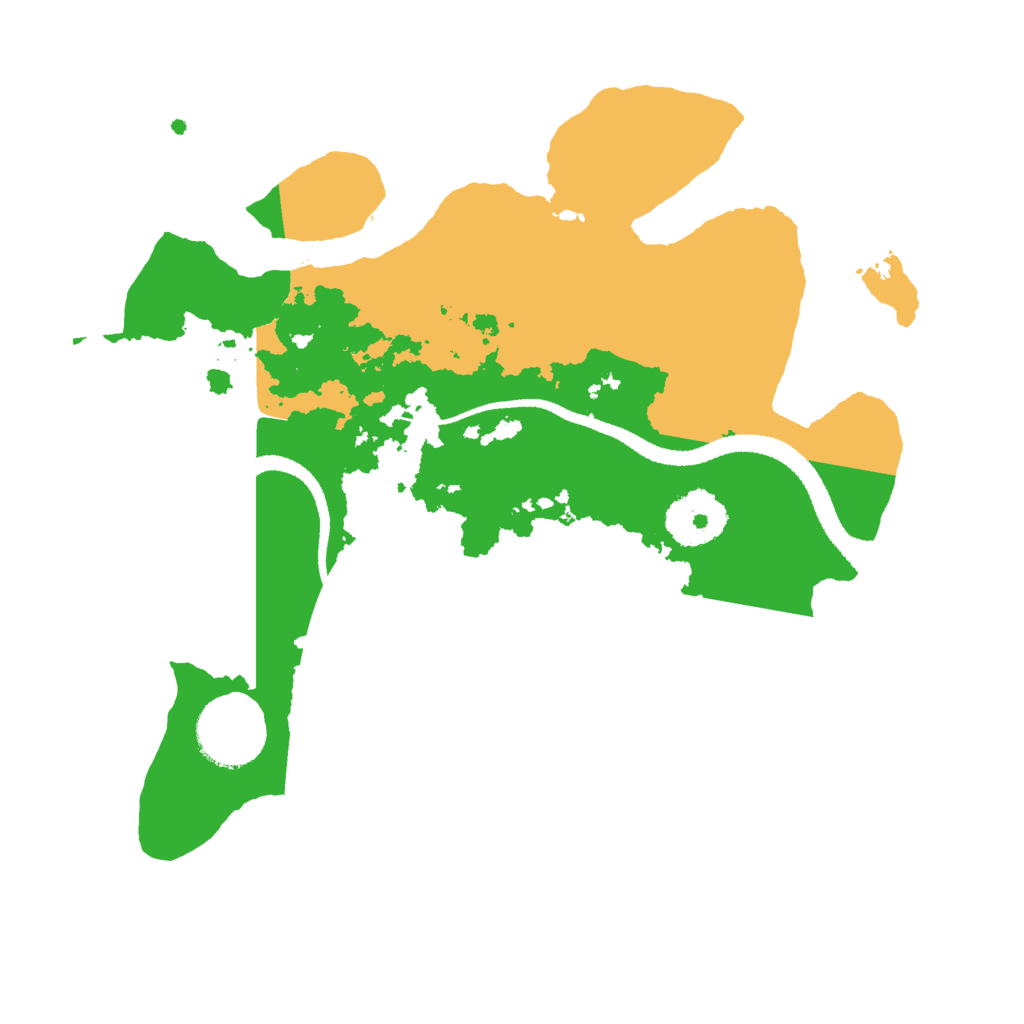 Biome Rust Map: Procedural Map, Size: 2700, Seed: 227436273