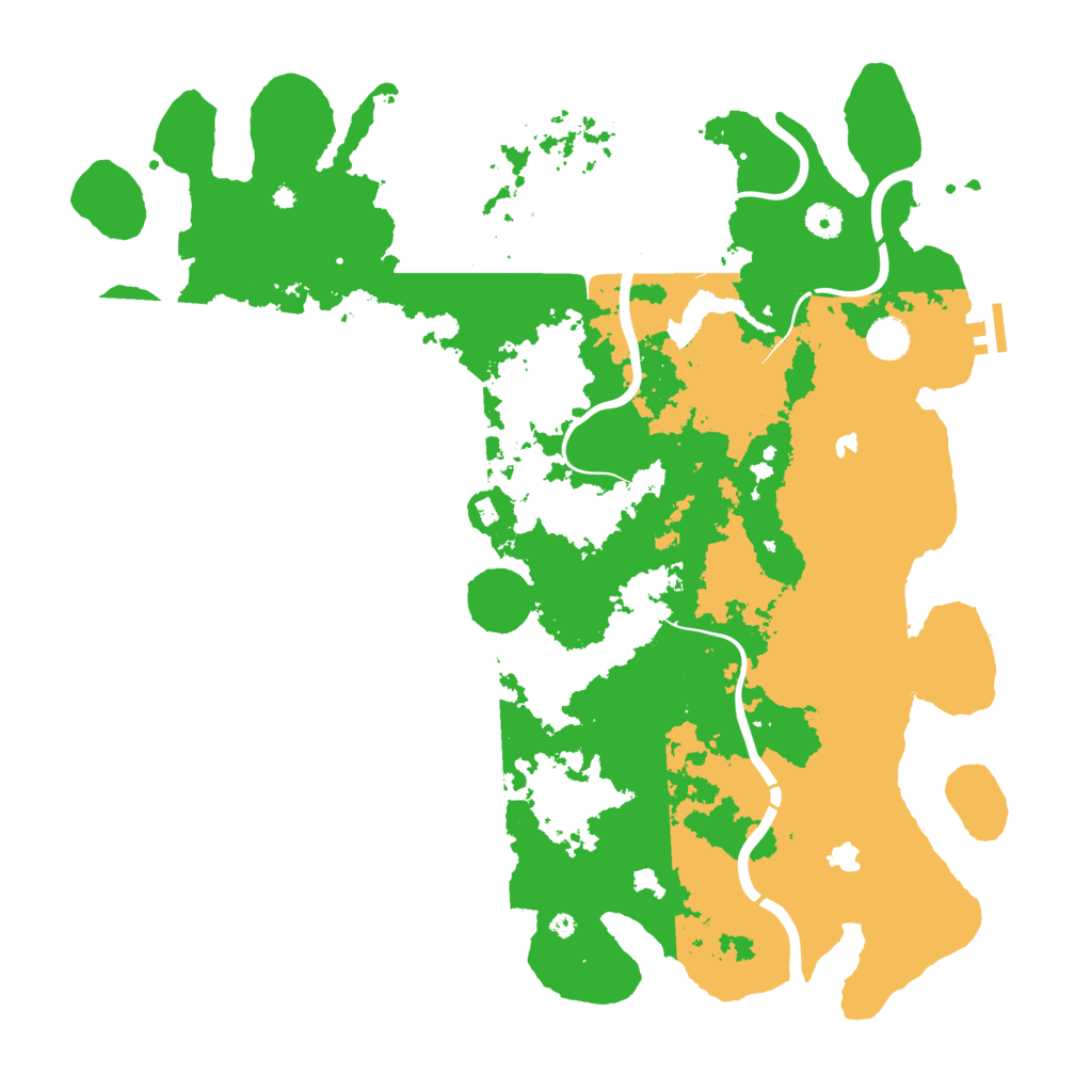 Biome Rust Map: Procedural Map, Size: 4500, Seed: 435002