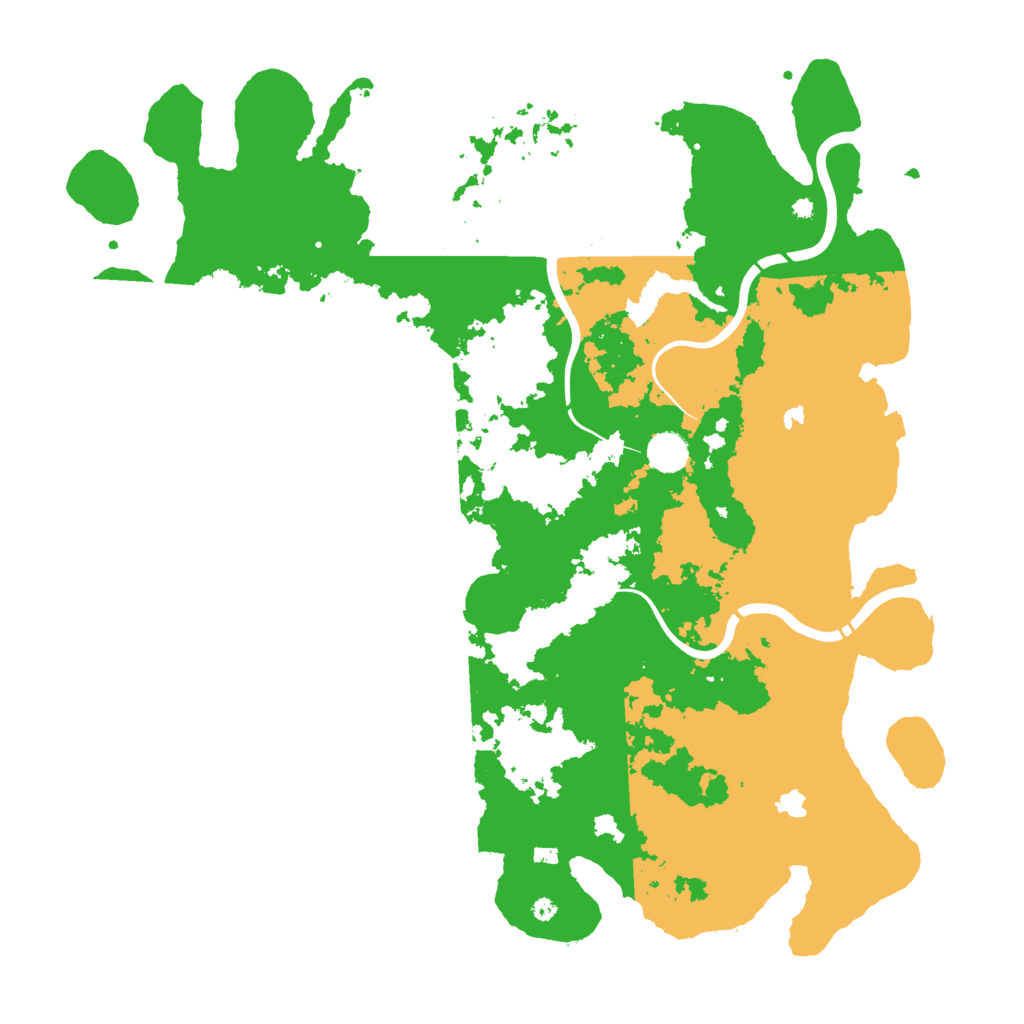 Biome Rust Map: Procedural Map, Size: 4500, Seed: 435002