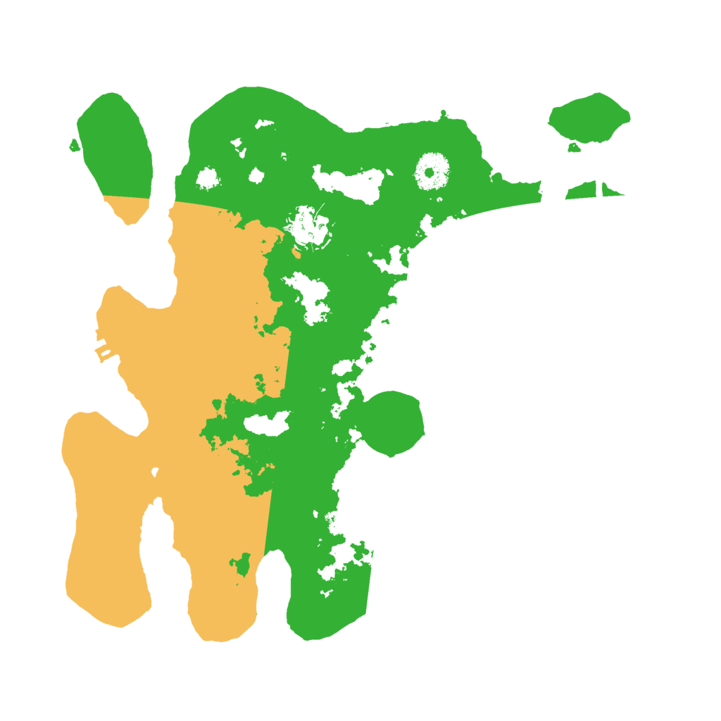 Biome Rust Map: Procedural Map, Size: 3000, Seed: 543245544