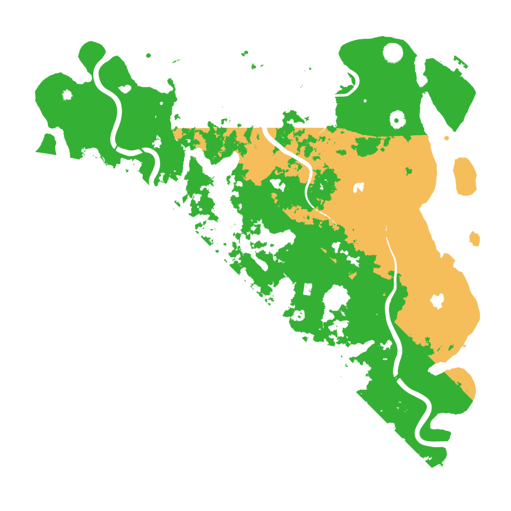 Biome Rust Map: Procedural Map, Size: 4500, Seed: 6743