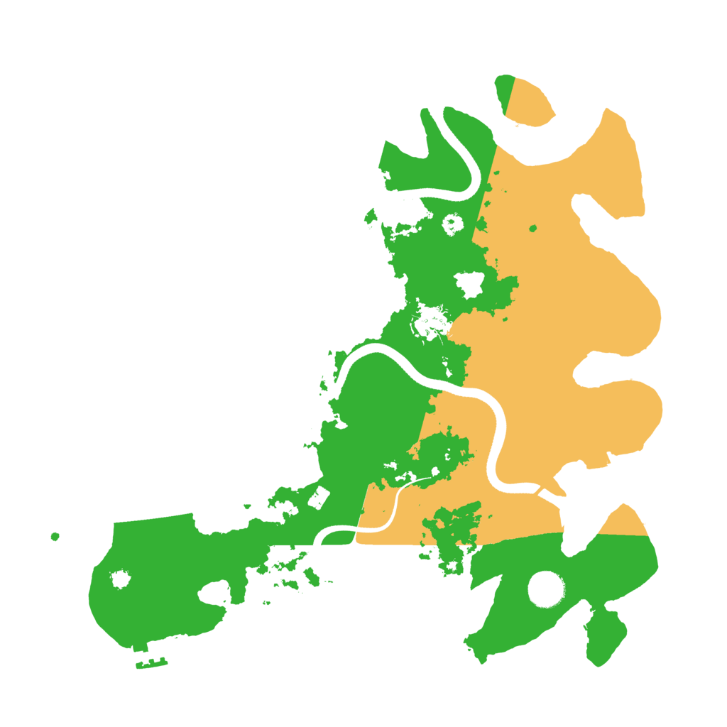 Biome Rust Map: Procedural Map, Size: 3500, Seed: 465879780