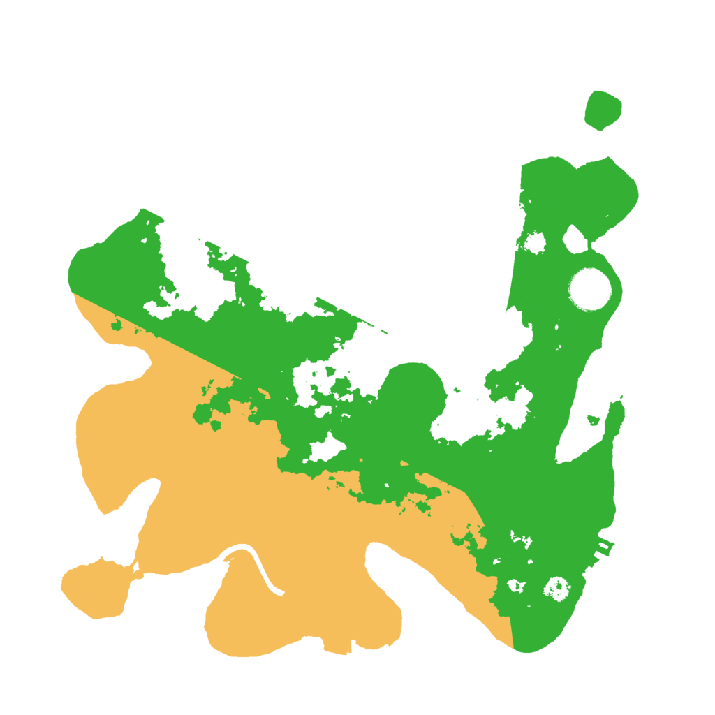 Biome Rust Map: Procedural Map, Size: 3000, Seed: 45435789