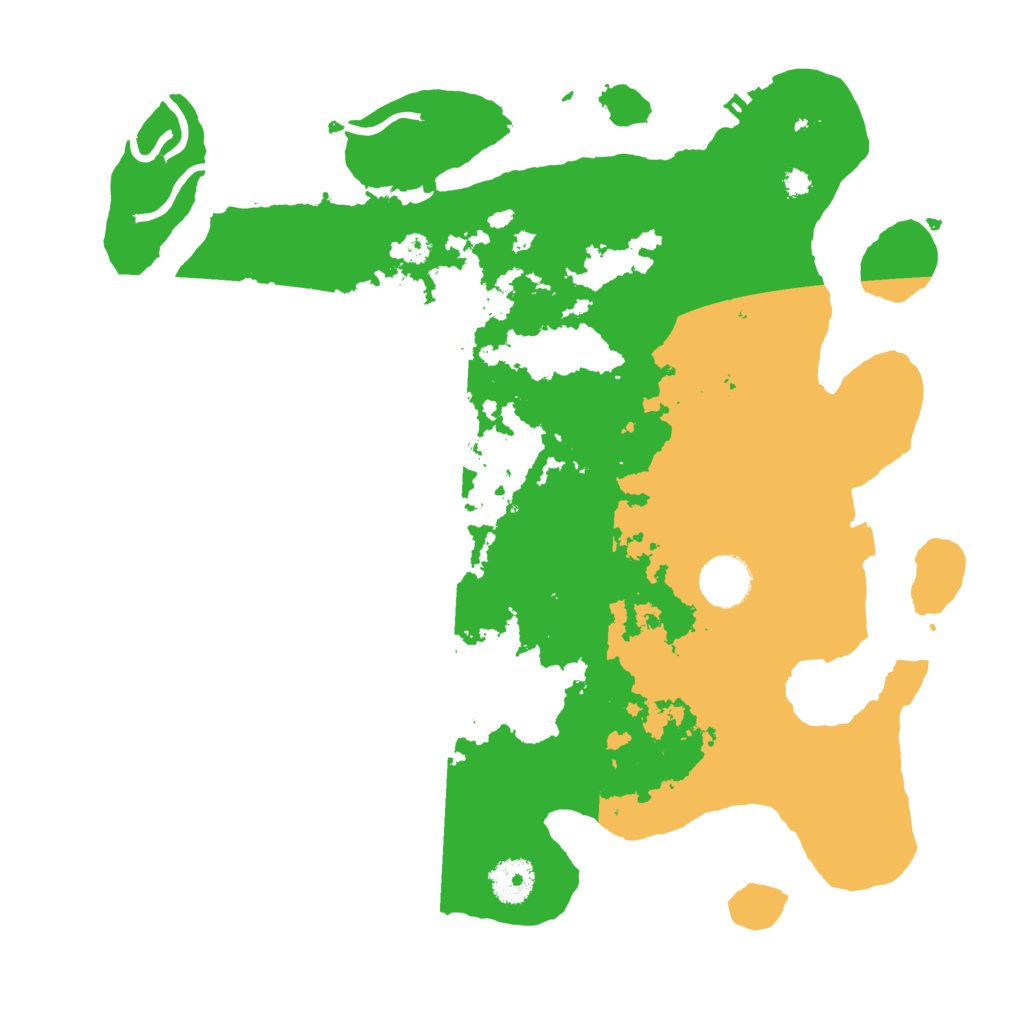 Biome Rust Map: Procedural Map, Size: 3500, Seed: 574342