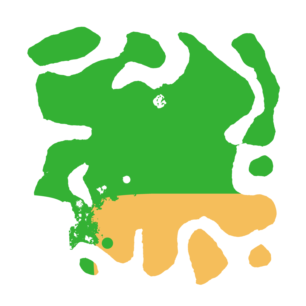 Biome Rust Map: Barren, Size: 3600, Seed: 754800