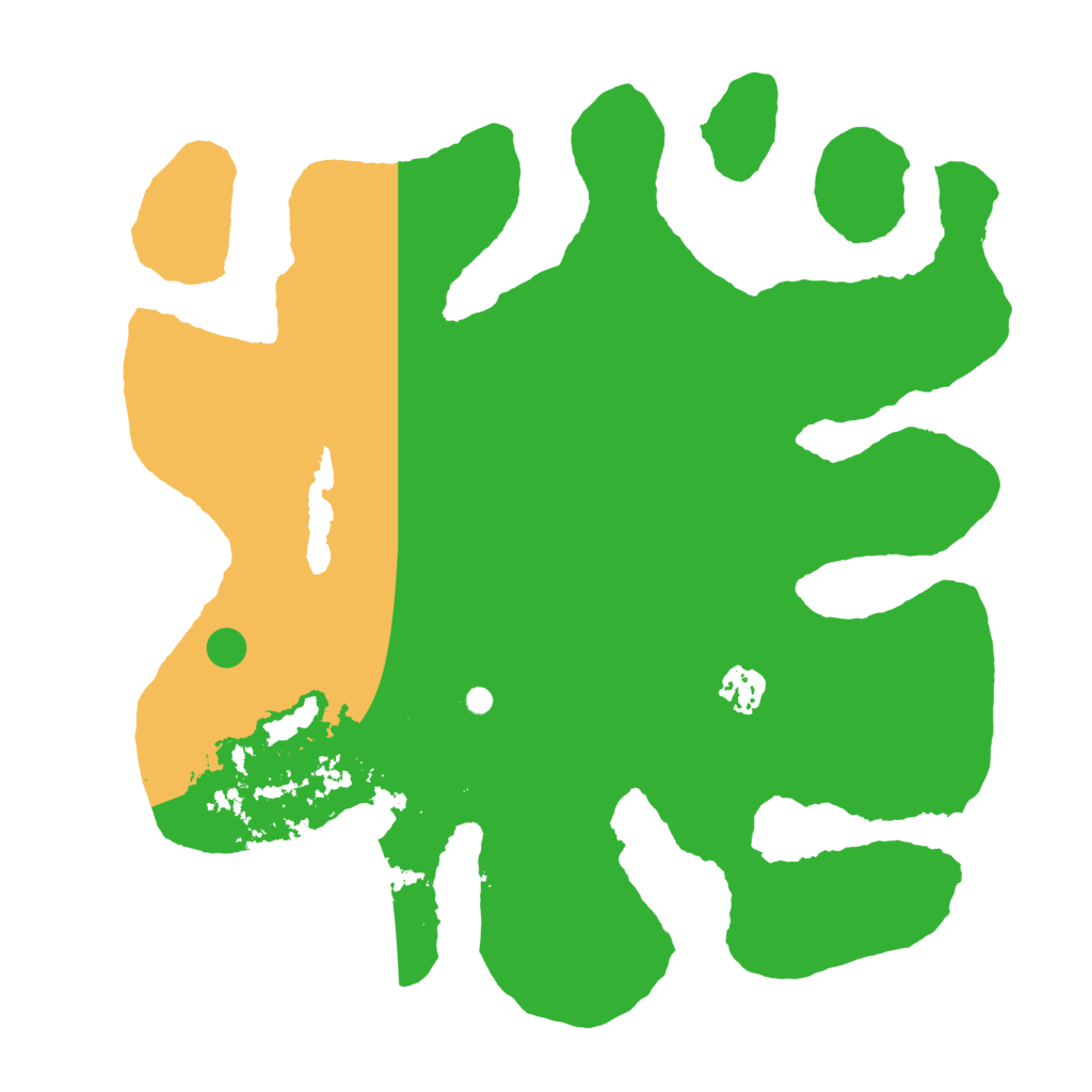 Biome Rust Map: Barren, Size: 3600, Seed: 485849