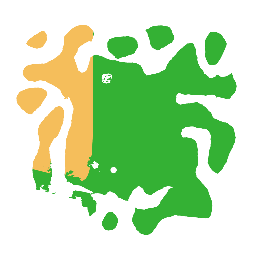 Biome Rust Map: Barren, Size: 3600, Seed: 823309