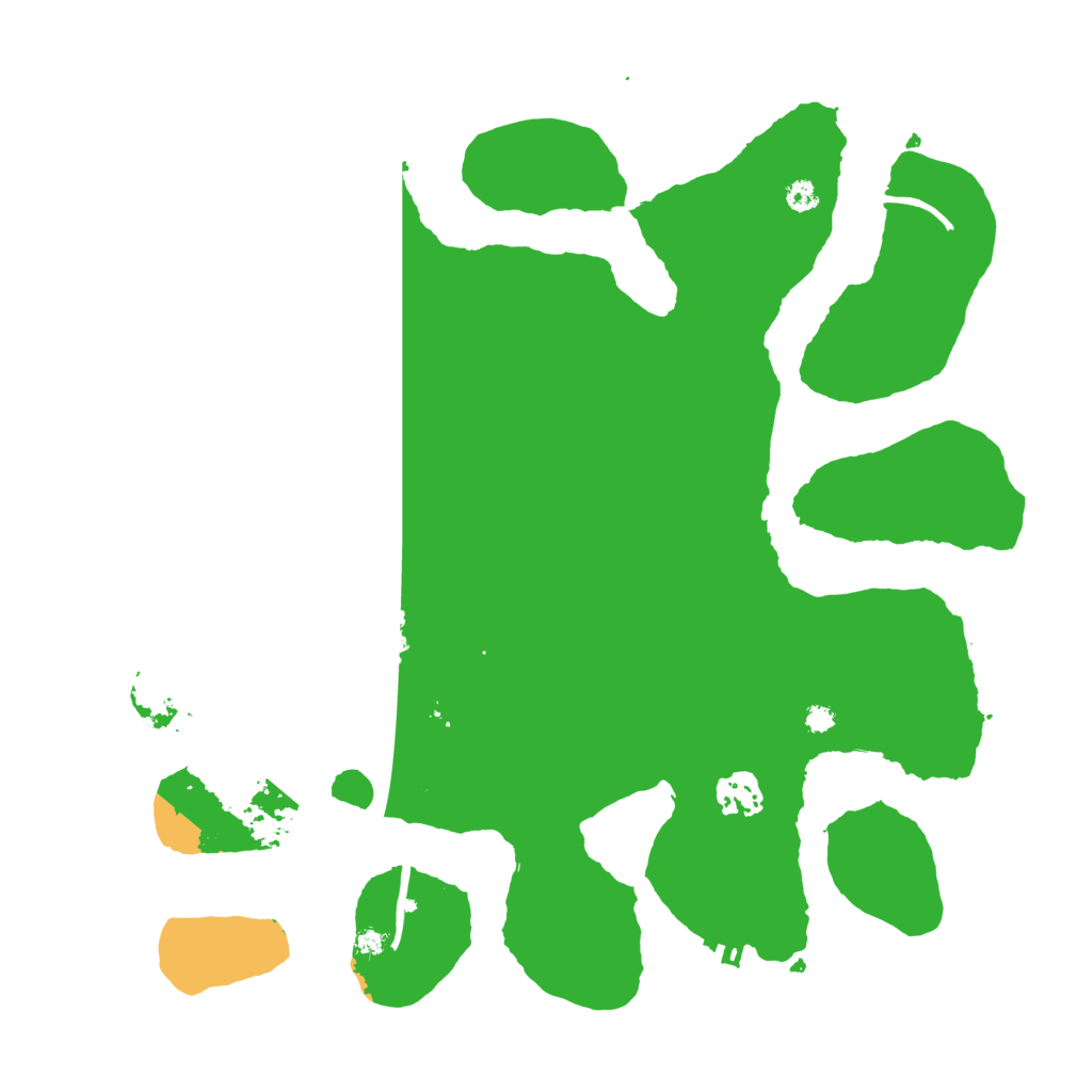 Biome Rust Map: Procedural Map, Size: 3500, Seed: 292591