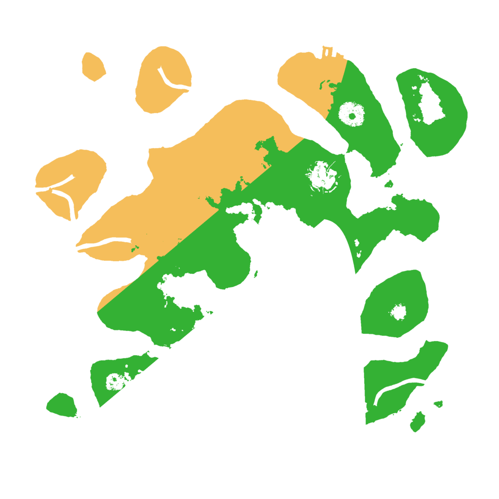 Biome Rust Map: Procedural Map, Size: 3000, Seed: 2135453639