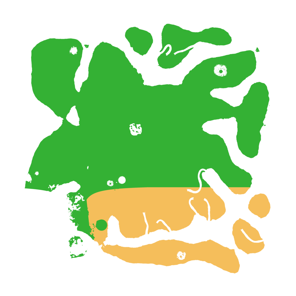 Biome Rust Map: Procedural Map, Size: 3500, Seed: 395642