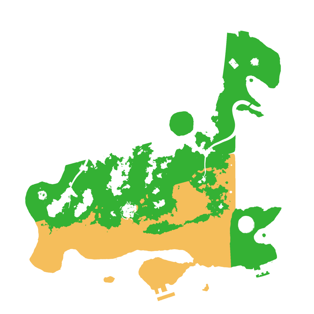 Biome Rust Map: Procedural Map, Size: 3500, Seed: 647258