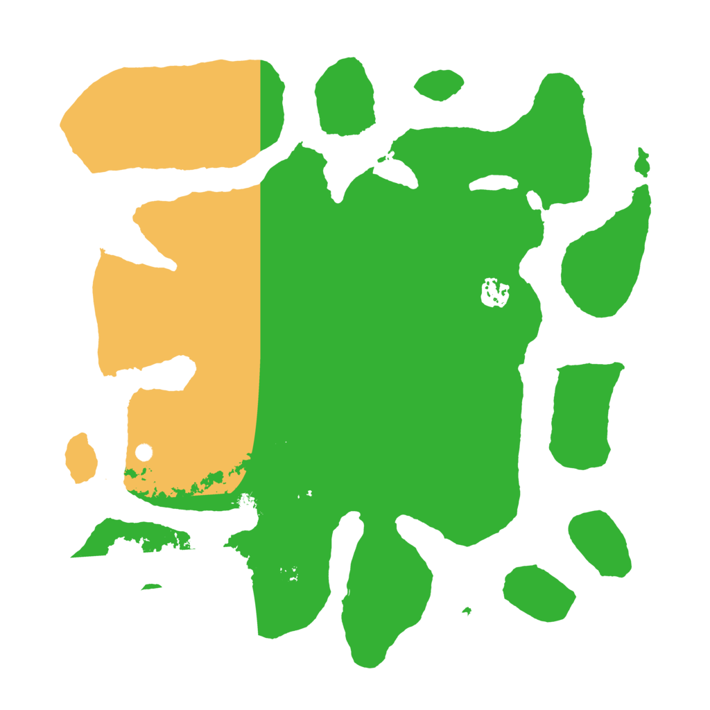 Biome Rust Map: Barren, Size: 3600, Seed: 326725