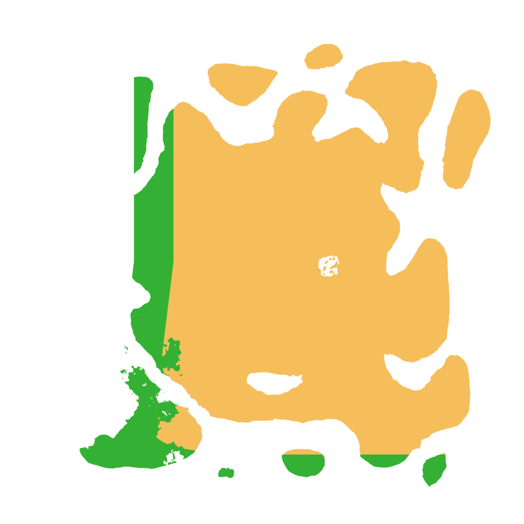 Biome Rust Map: Barren, Size: 3600, Seed: 896023