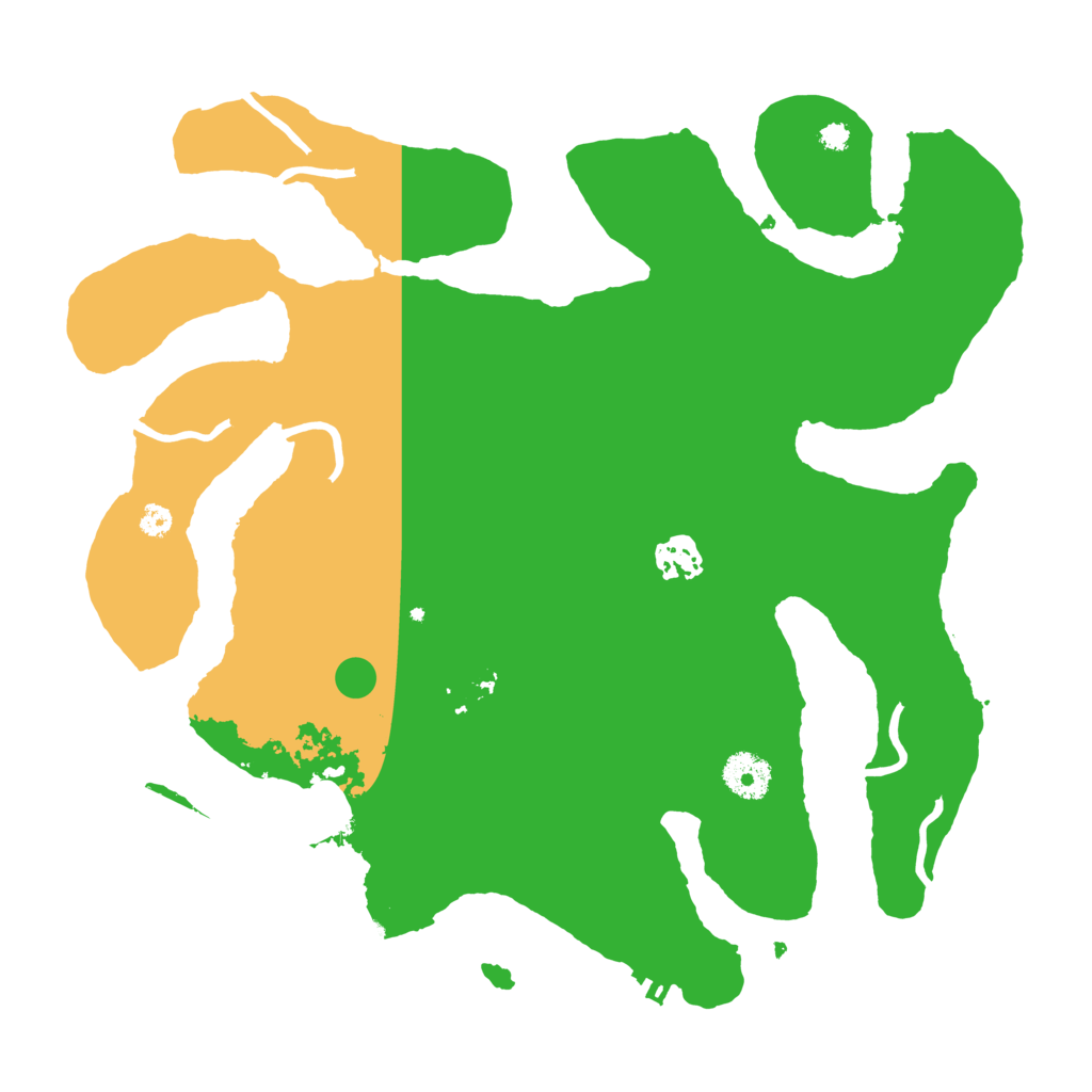 Biome Rust Map: Procedural Map, Size: 3500, Seed: 157412