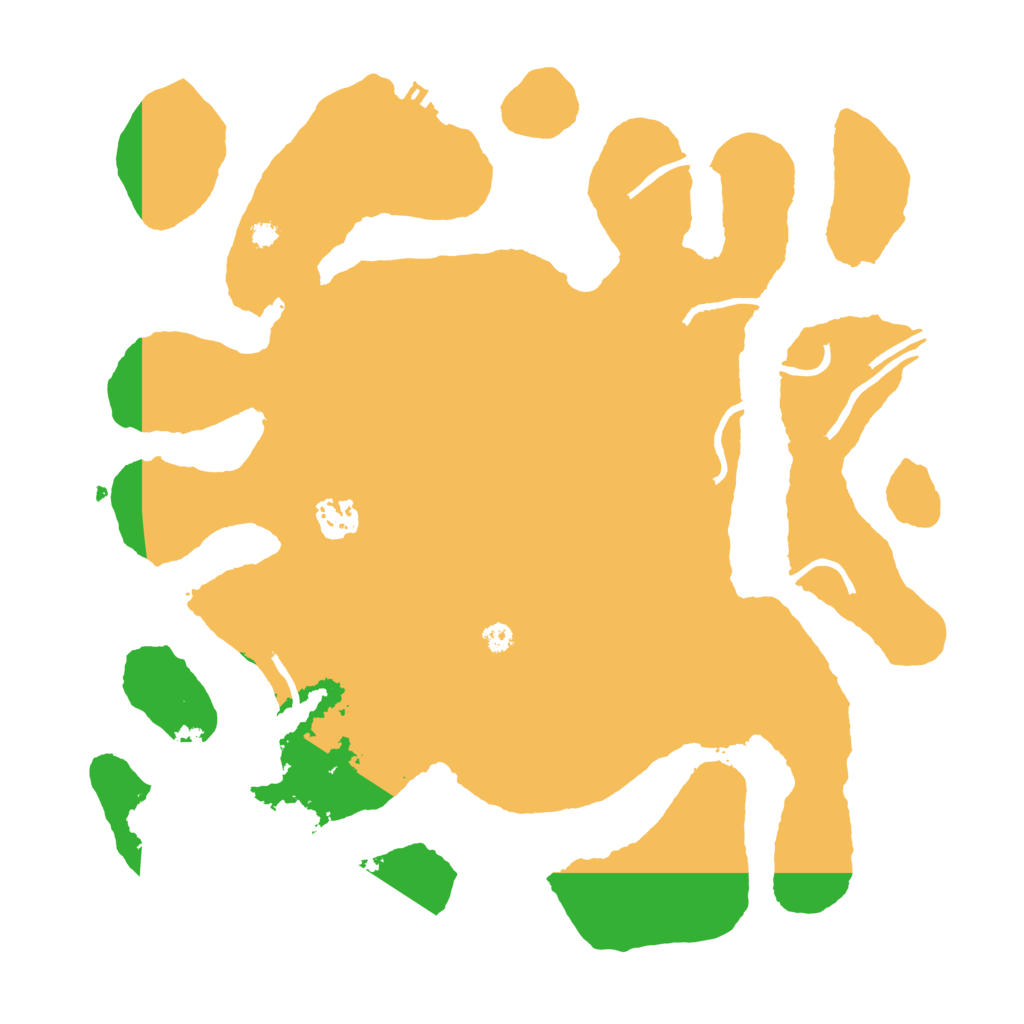 Biome Rust Map: Procedural Map, Size: 3600, Seed: 750527