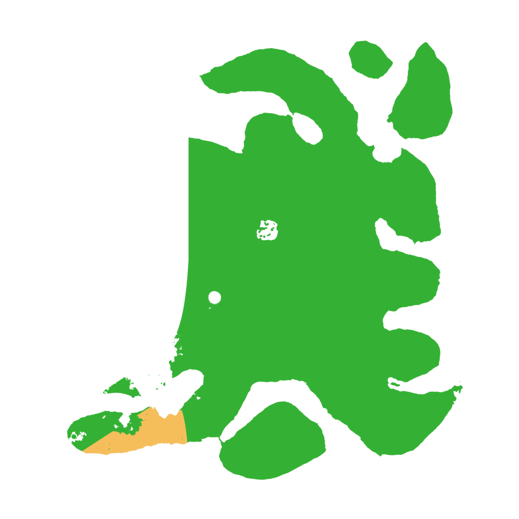 Biome Rust Map: Barren, Size: 3600, Seed: 980970