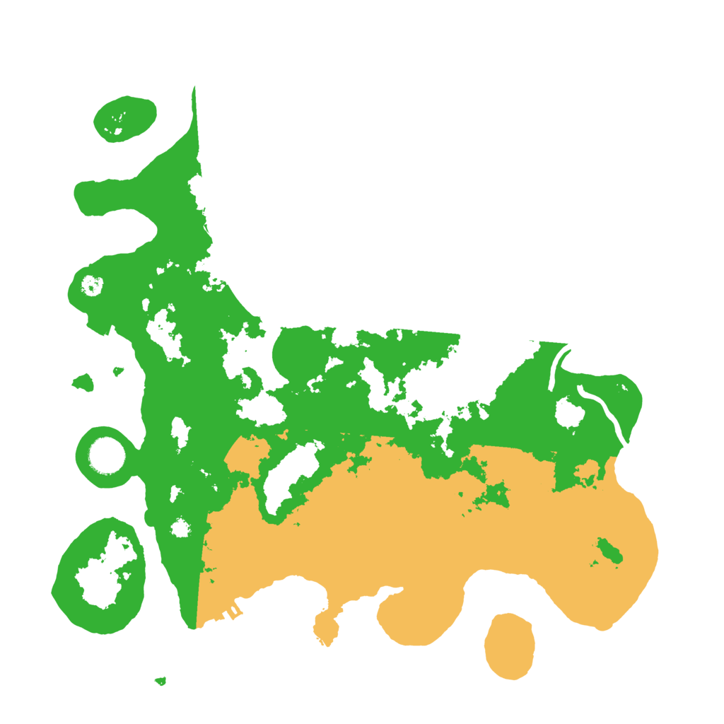 Biome Rust Map: Procedural Map, Size: 3500, Seed: 578433