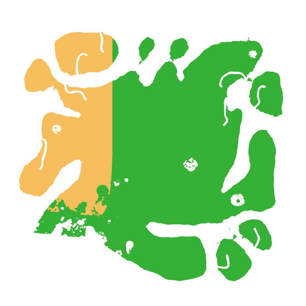 Biome Rust Map: Procedural Map, Size: 3500, Seed: 585011763