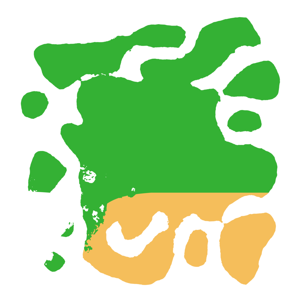 Biome Rust Map: Barren, Size: 3600, Seed: 633141