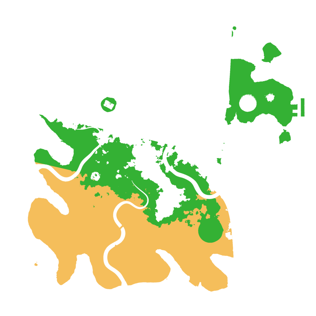 Biome Rust Map: Procedural Map, Size: 3500, Seed: 921920