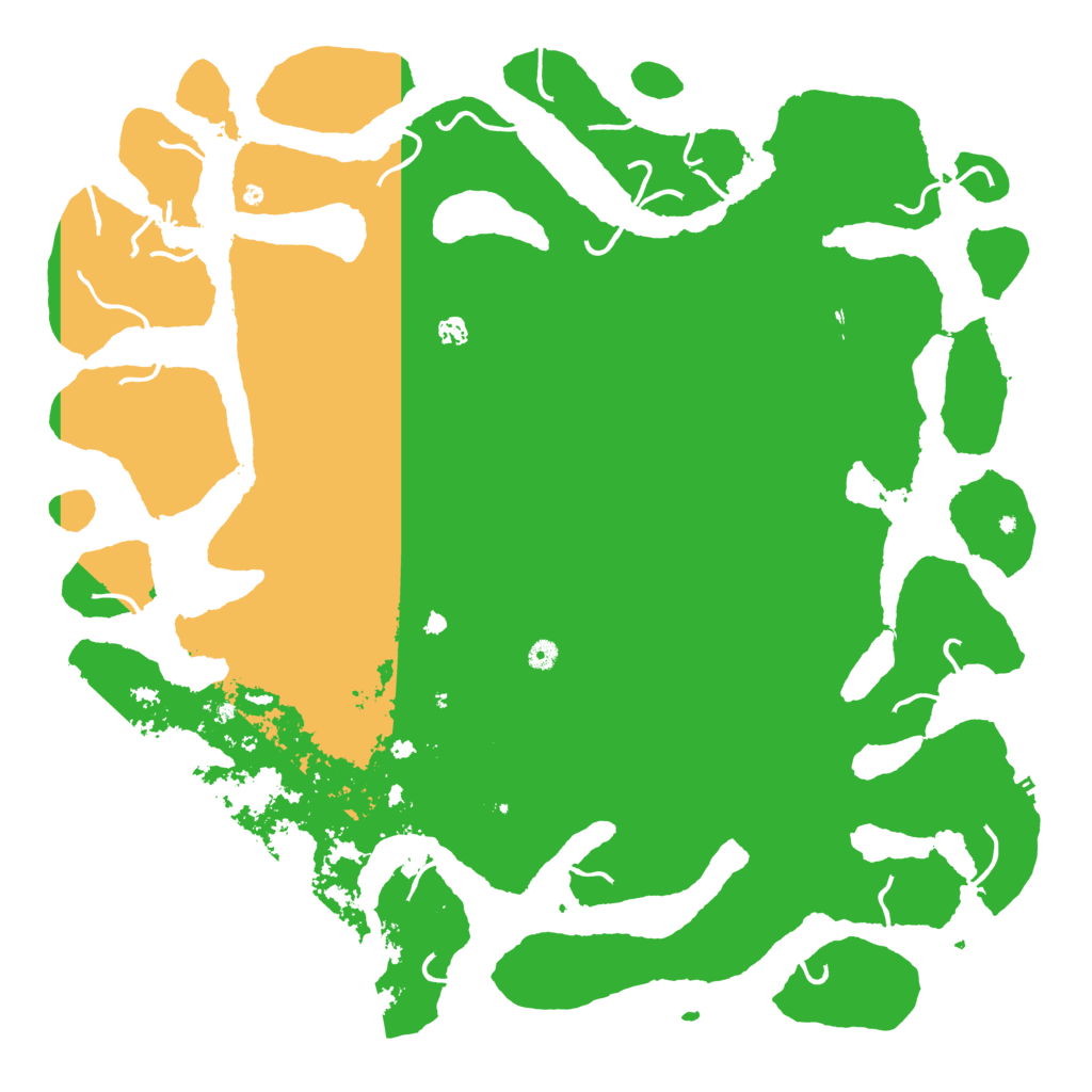 Biome Rust Map: Procedural Map, Size: 5500, Seed: 974468