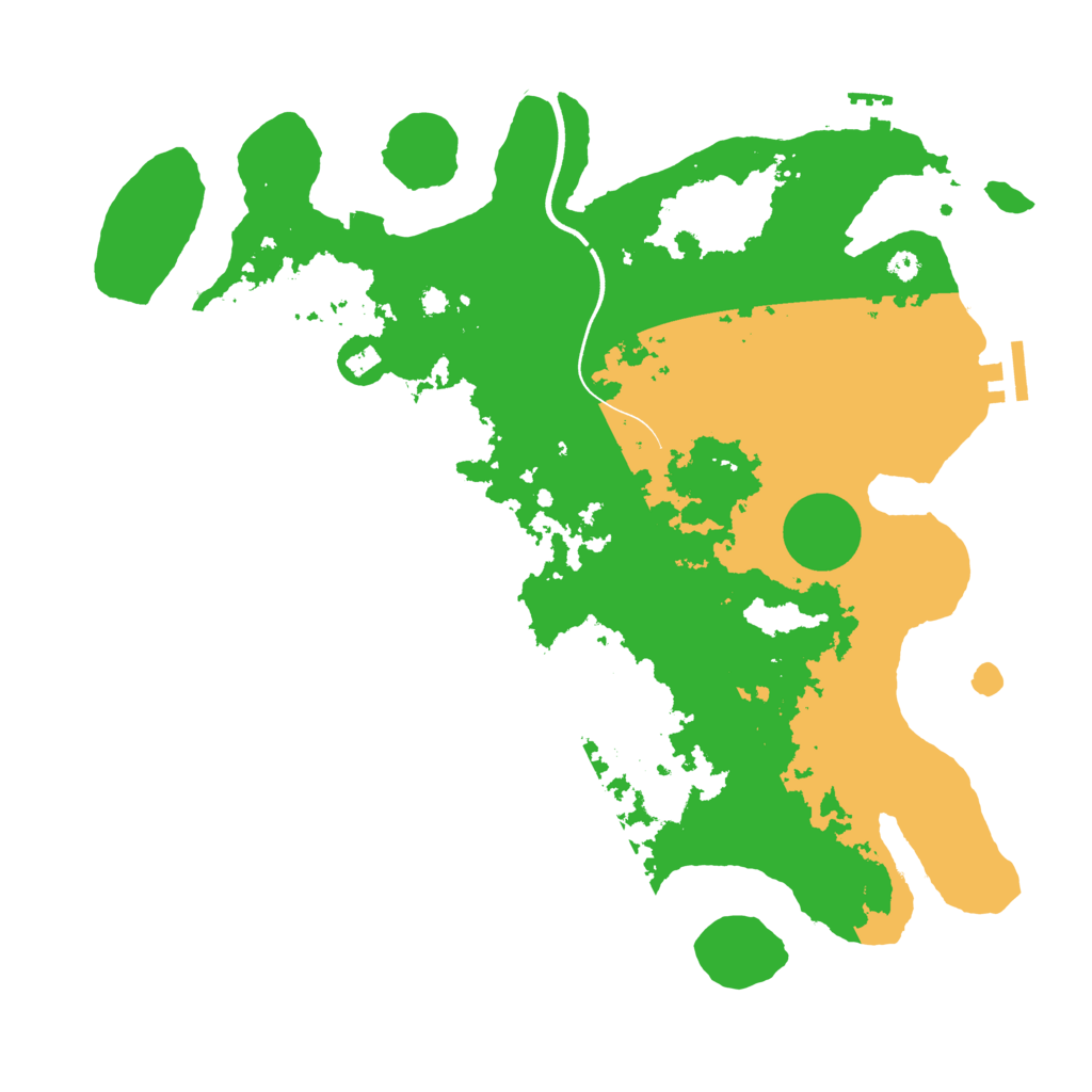 Biome Rust Map: Procedural Map, Size: 3700, Seed: 1498494419